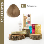 KIT COLORACIÓN CAPILAR ORO 24K + KERATINA - 10. Aclarante