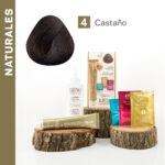 KIT COLORACIÓN CAPILAR ORO 24K + KERATINA - 4. Castaño