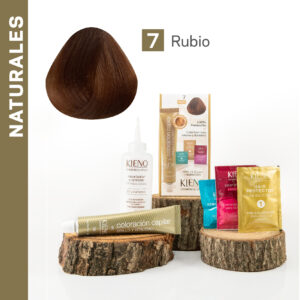 KIT COLORACIÓN CAPILAR ORO 24K + KERATINA - 7. Rubio
